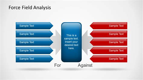 Force Field Analysis PowerPoint Template - SlideModel