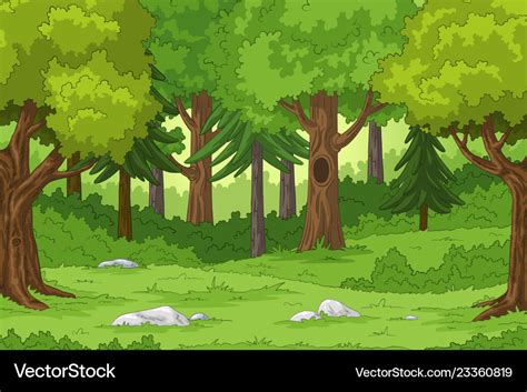 Cartoon Forest Background Clip Art