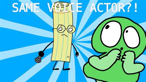 Same Voice Actor (Rock Paper Scissors by @Nicktoons and TPOT 8 by @BFDI ...