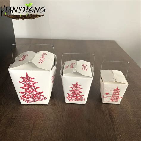 Chinese Take out Boxes 32 Oz / Quart Size Party Favor and Food Pail ...