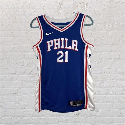 Philadelphia 76ers jersey Joel Embiid jersey.... - Depop