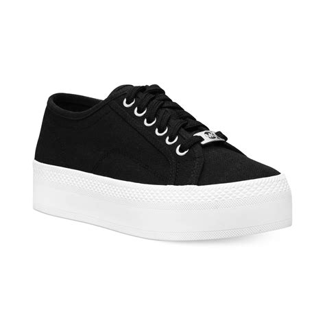 Michael Kors Michael Boerum Platform Sneakers in Black - Lyst