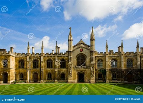 The Famous Architecture In Cambridge University Royalty Free Stock ...