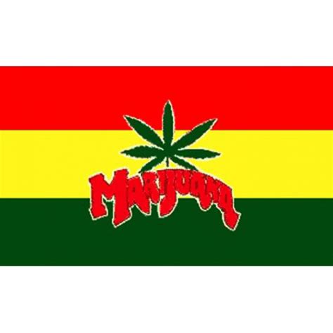 RASTA LEAF FLAG – YEG Distributors