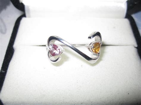 Open Hearts series ring from Kay jewelers. You can pick birthstones ...