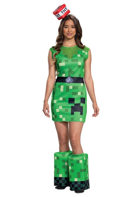 Minecraft Creeper Costume for Women