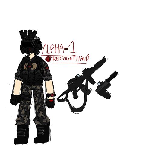 Alpha-1 "Red Right Hand" Personal design || maybe | SCP Foundation Amino