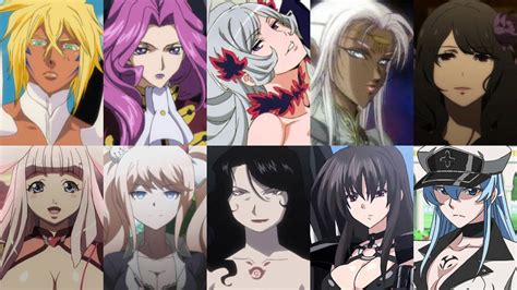 Top 10 Sexiest Female Anime Villains by HeroCollector16 on DeviantArt