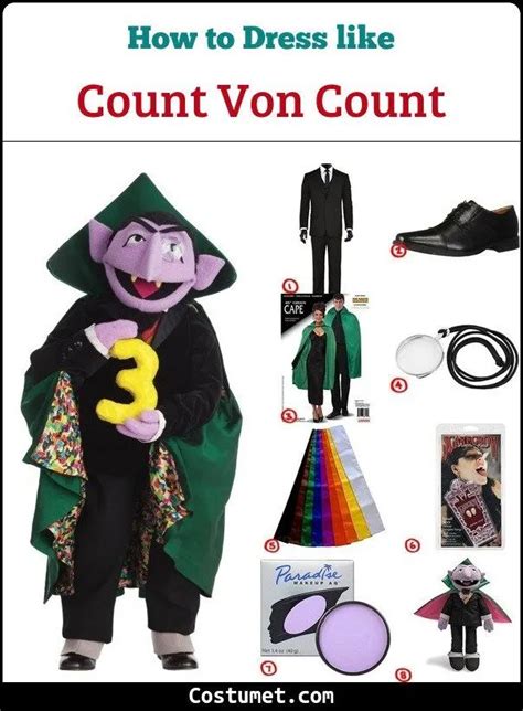 Count von Count (Sesame Street) Costume for Cosplay & Halloween 2022 in ...