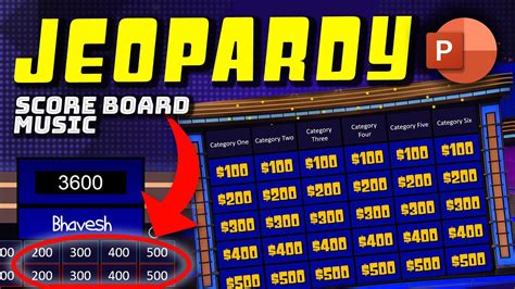 Jeopardy Powerpoint Template With Score - Toptemplate.my.id