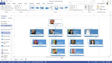 How To Create An Org Chart In Visio From Excel - Chart Walls