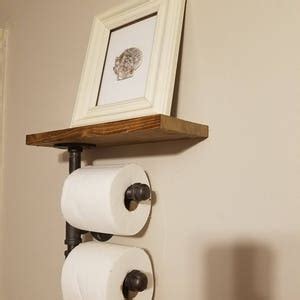 Double Toilet Paper Holder, Double Toilet Paper Holder With Shelf ...