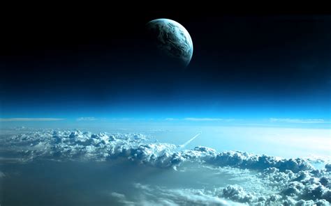 space, Earth, Clouds Wallpapers HD / Desktop and Mobile Backgrounds