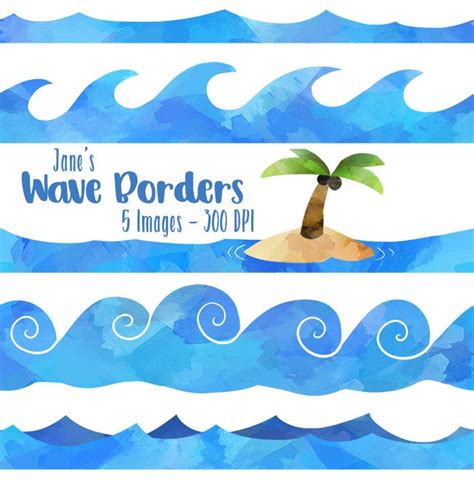 Waves Clipart Border