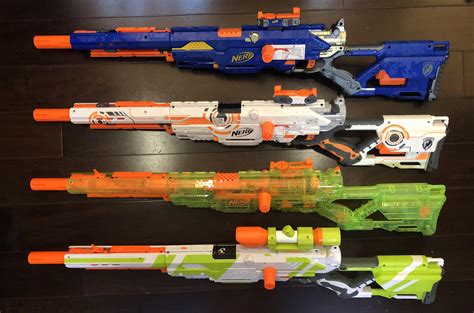 Complete collection！ N-Strike Longstrike! : r/Nerf