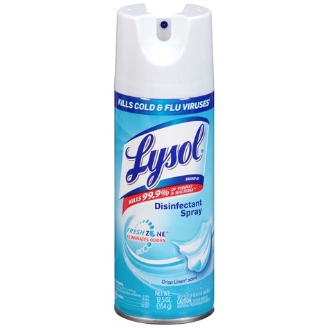 Lysol Disinfectant Spray Crisp Linen Scent 12.5 oz