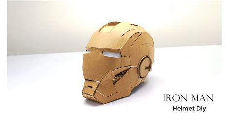 Cardboard Iron Man Helmet Template