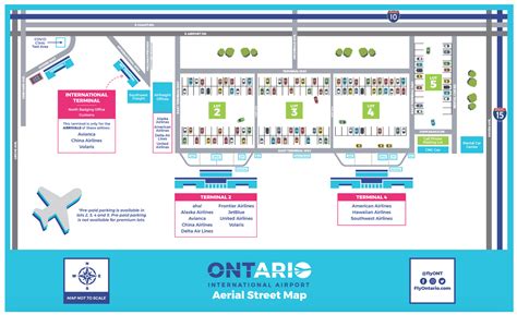 Ground Transportation Map | Ontario International Airport