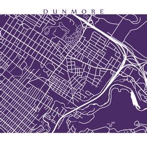 Dunmore PA Map Pennsylvania Poster - Etsy