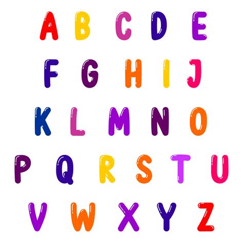 Bubble Letter Printable