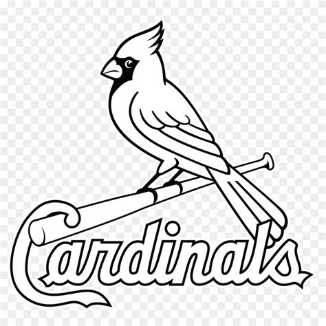 Louis Cardinals Logo Black And White - St Louis Cardinals Silhouette ...