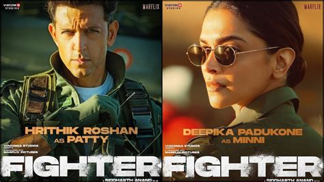 Fighter - Hrithik Roshan and Deepika Padukone announcer teaser date in ...