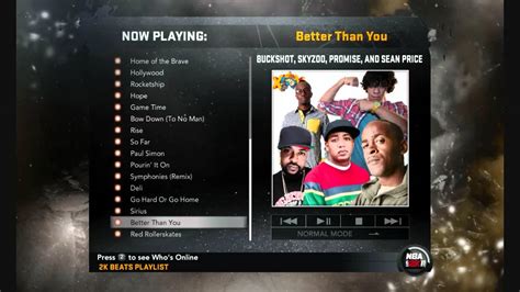 NBA 2K11 Soundtrack - Buckshot ft Skyzoo, Promise and Sean Price ...