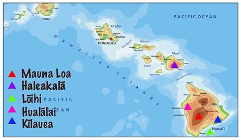 Volcanoes In Hawaii Map - Zip Code Map