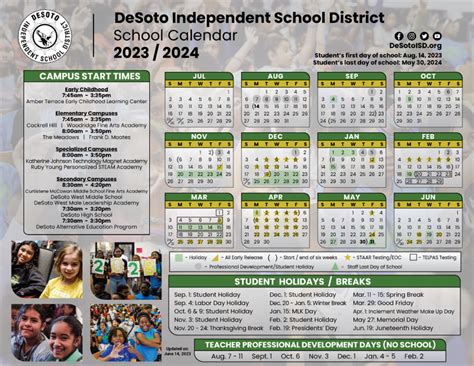 2024 Desoto County School Calendar - Cathe Damaris