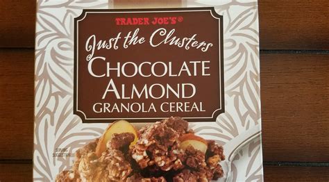 Trader Joe's Just the Clusters Chocolate Almond Granola Cereal ...