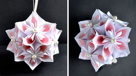 How To Make A Origami Kusudama Flower Ball | Best Flower Site