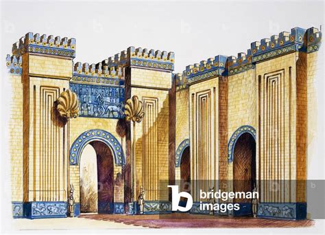 Palace of Sargon II, courtyard of the southern sector, drawing ...