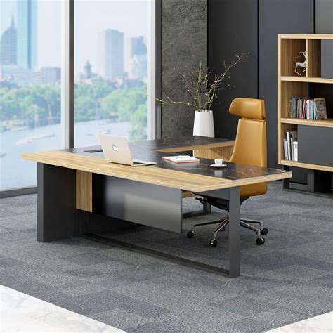 Modern office L Executive desk | Mige Office Furniture