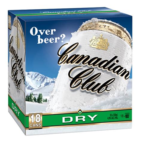 Canadian Club & Dry 4.8% Cans 18x330ml - Whisky RTD's | Super Liquor