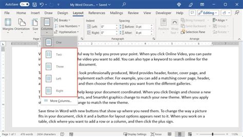 How to Add and Format Columns in Microsoft Word - Make Tech Easier