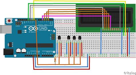 Read Temperature 1-8 Sensors DT18B20 on LCD Display - Arduino Project Hub