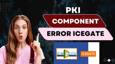 pki component error icegate – IDN