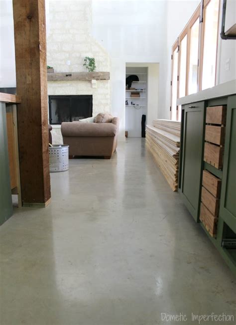 All About our DIY Sealed Concrete Floor - Wildfire Interiors