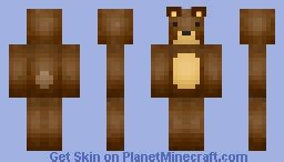 Grizzly Bear Minecraft Skin