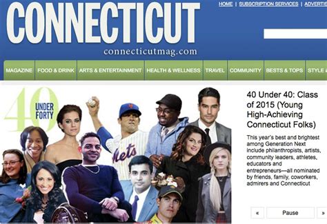 Locals make it onto Connecticut Magazine's '40 Under 40' list