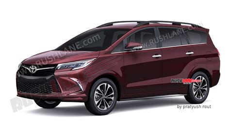 2023 Toyota Innova Crysta Envisioned Via Rendering - 6 Colours