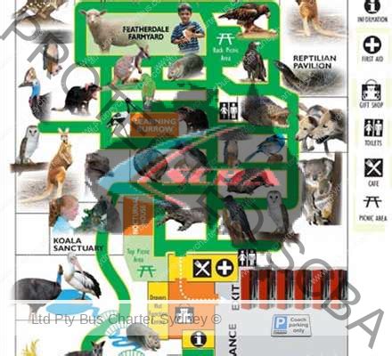 Featherdale Wildlife Park Map – Verjaardag Vrouw 2020