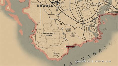 Red Dead Redemption 2 Cougar Spawn Locations - Rectangle Circle