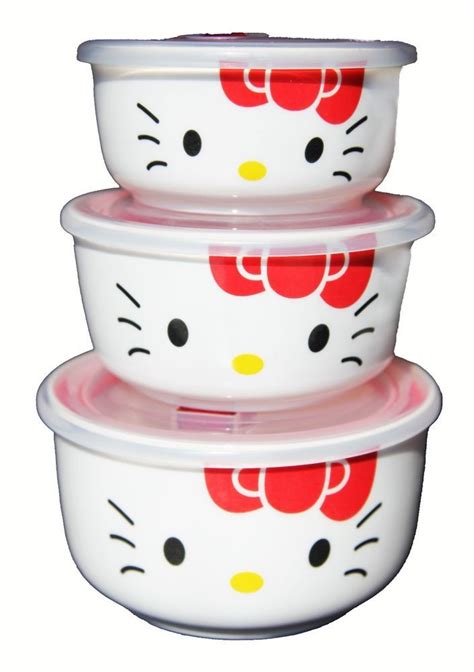 Tupperware Hello Kitty Canister Set