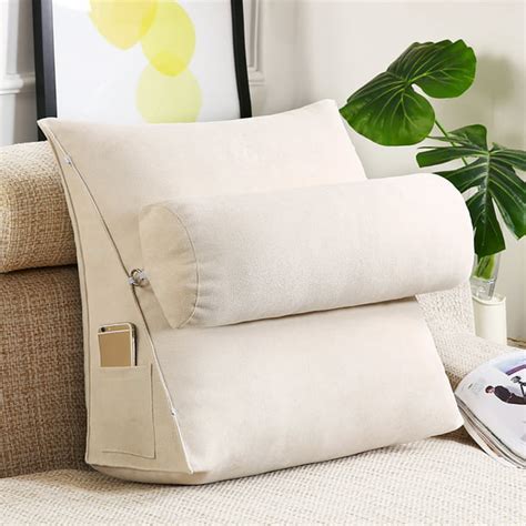 Sofa Bed Rest Reading Pillow Back Support Pillow- Bedrest Pillows with ...