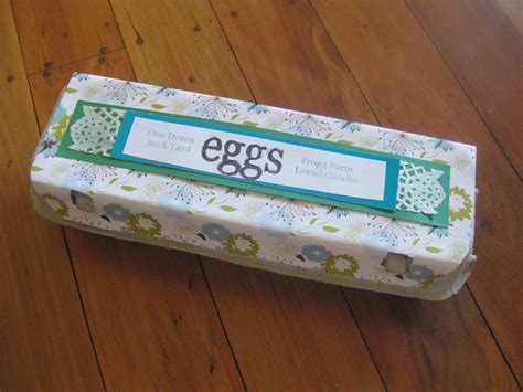 Egg carton covering...!