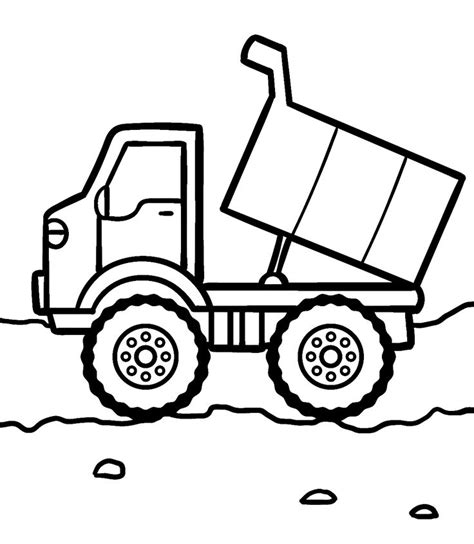 Dump Truck Coloring Pages