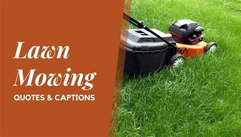 45+ Mowing The Lawn Quotes & Instagram Captions