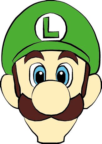 Luigi Face (Super Mario Bros.) by azenmog on DeviantArt