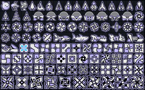 All 100 custom icons by MiyuTK and me : r/geometrydash